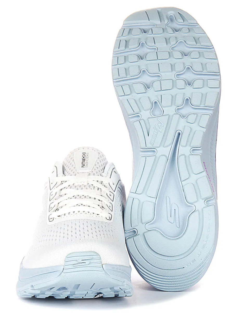 Efficient Skechers Go Run Consistent In White Blue For Women