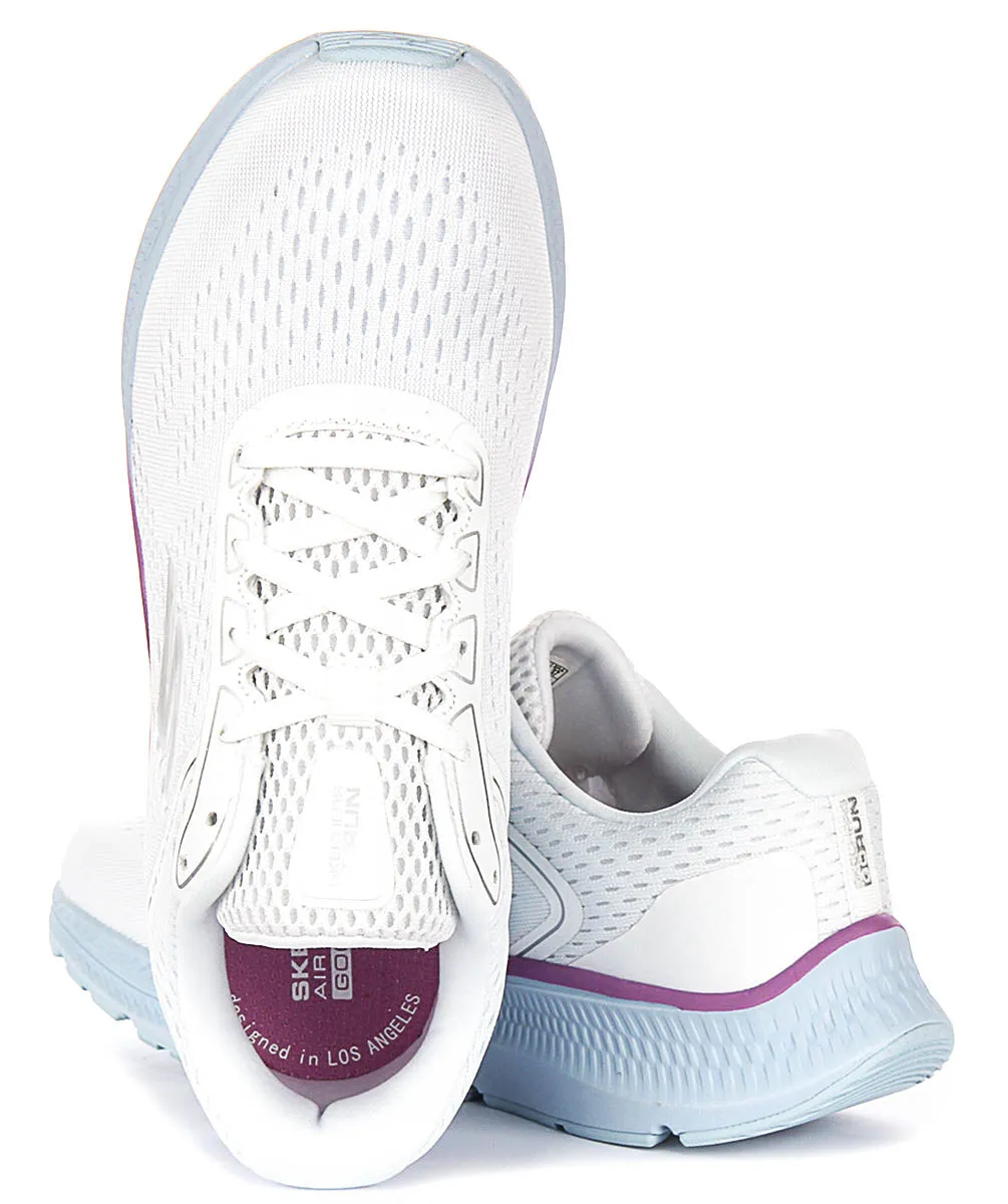 Efficient Skechers Go Run Consistent In White Blue For Women