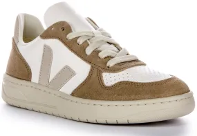 Veja V 10 Chromefree In White For Women Impact Ease All Rounder