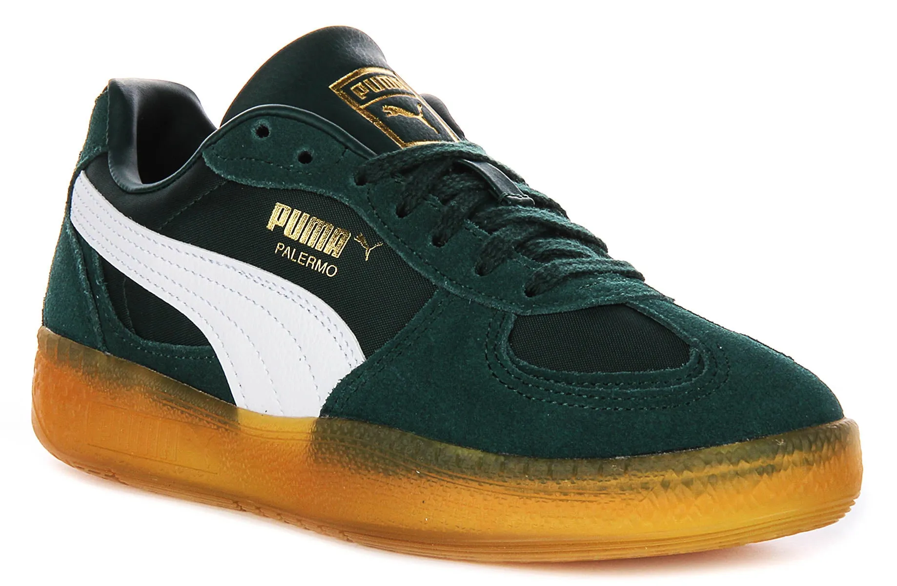 Puma Palermo Moda Tongue In Green For Women Structured Shoe