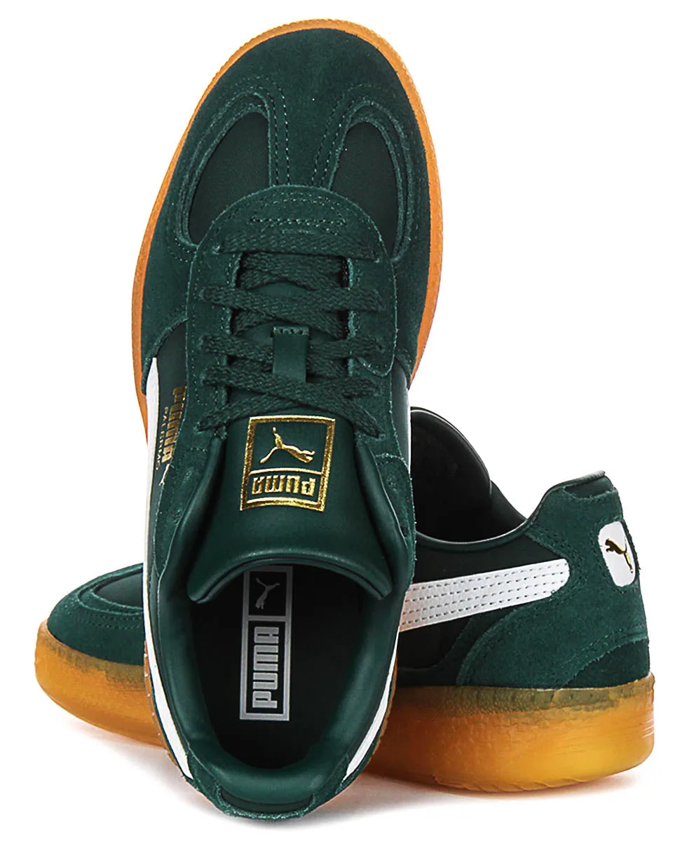 Effortless Ease Puma Palermo Moda Tongue In Green For Women