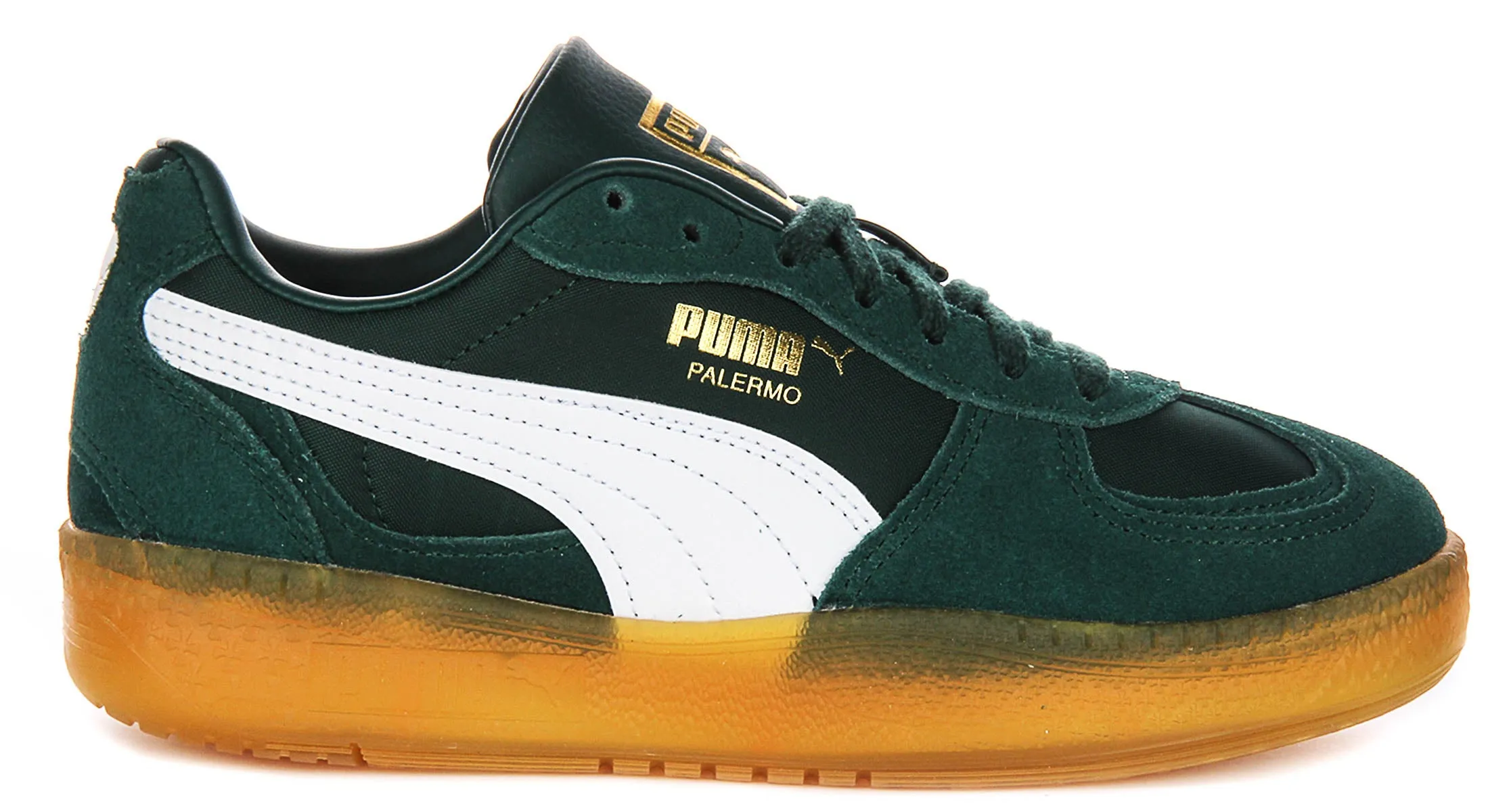 Effortless Ease Puma Palermo Moda Tongue In Green For Women
