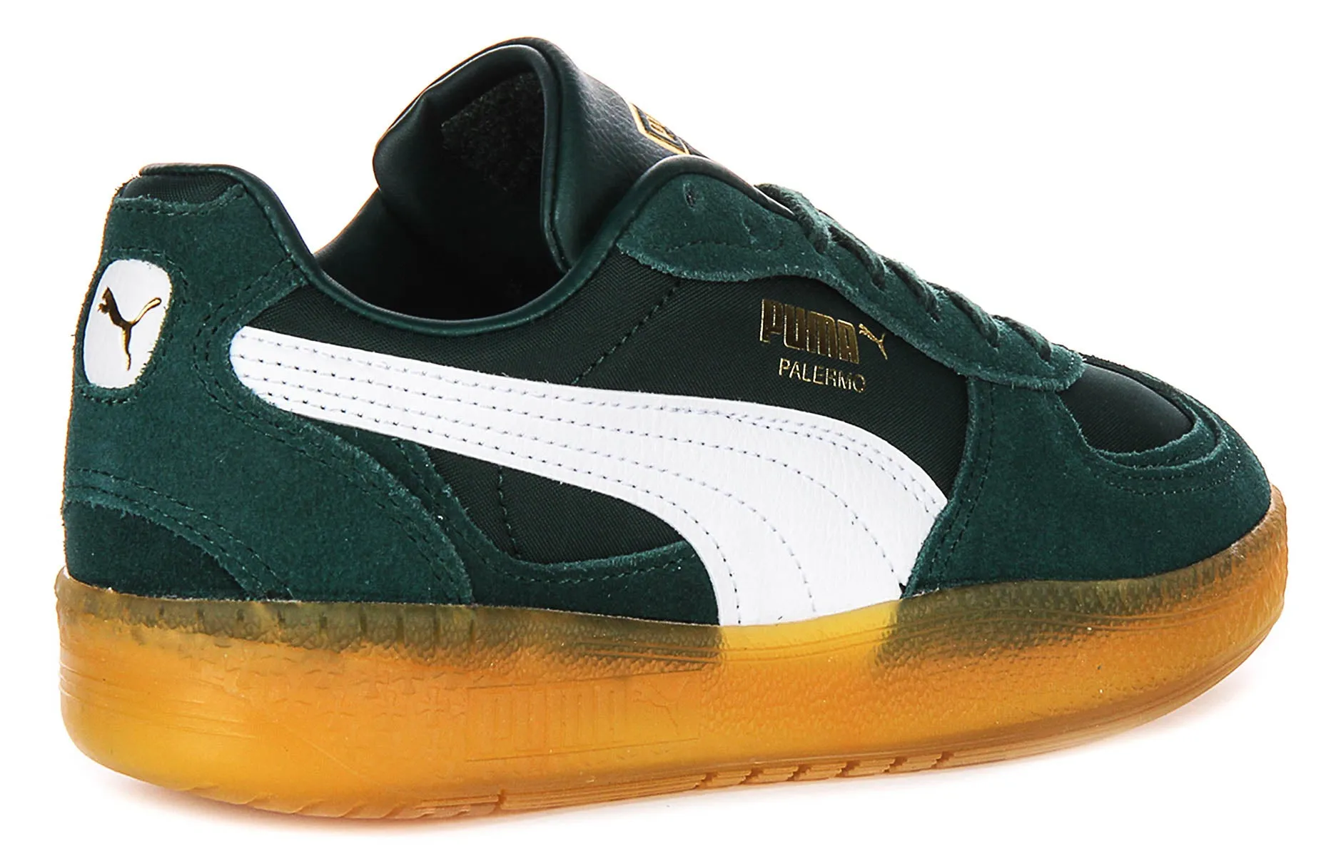 Effortless Ease Puma Palermo Moda Tongue In Green For Women