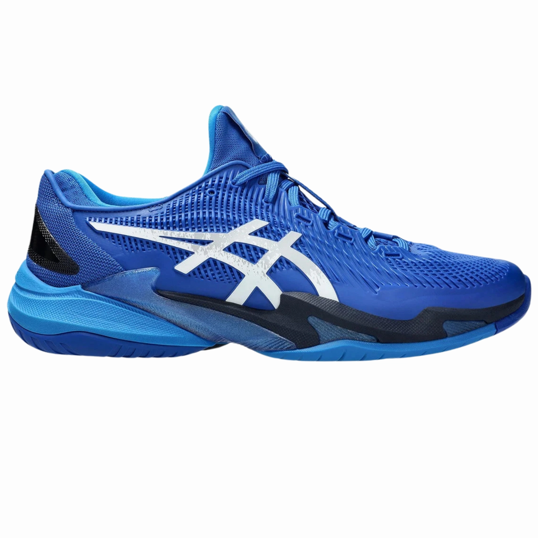 Asics Court FF 3 Novak Tennis Shoes - Tuna Blue/Pure Silver