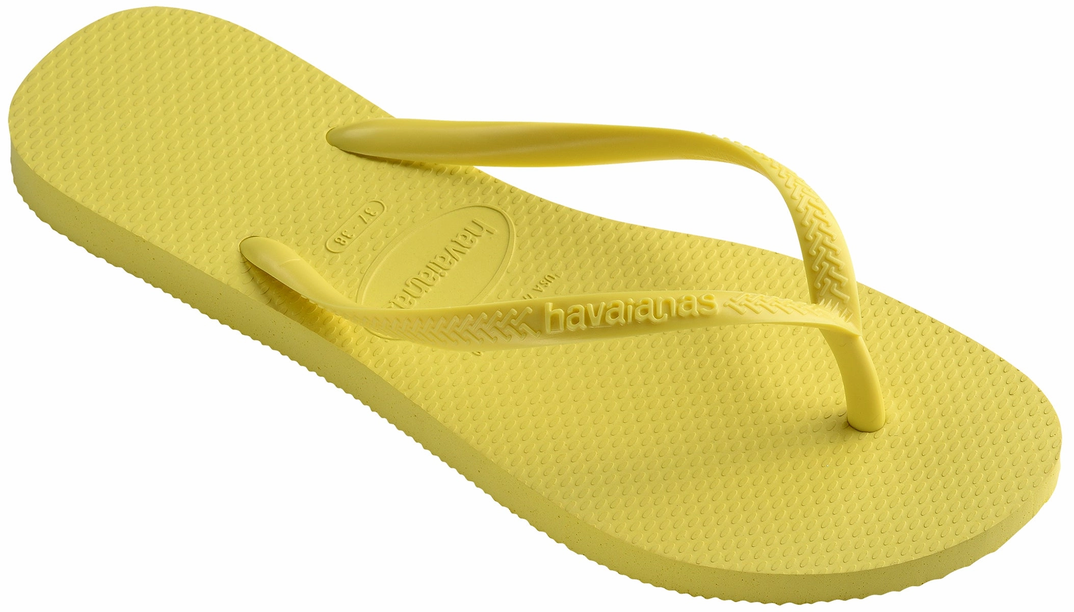 Havaianas Slim In Yellow For Women Pool Party Outfit