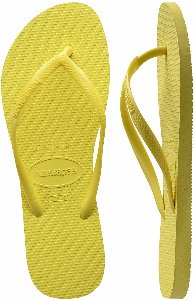 Effortless Trend Style Havaianas Slim In Yellow For Women