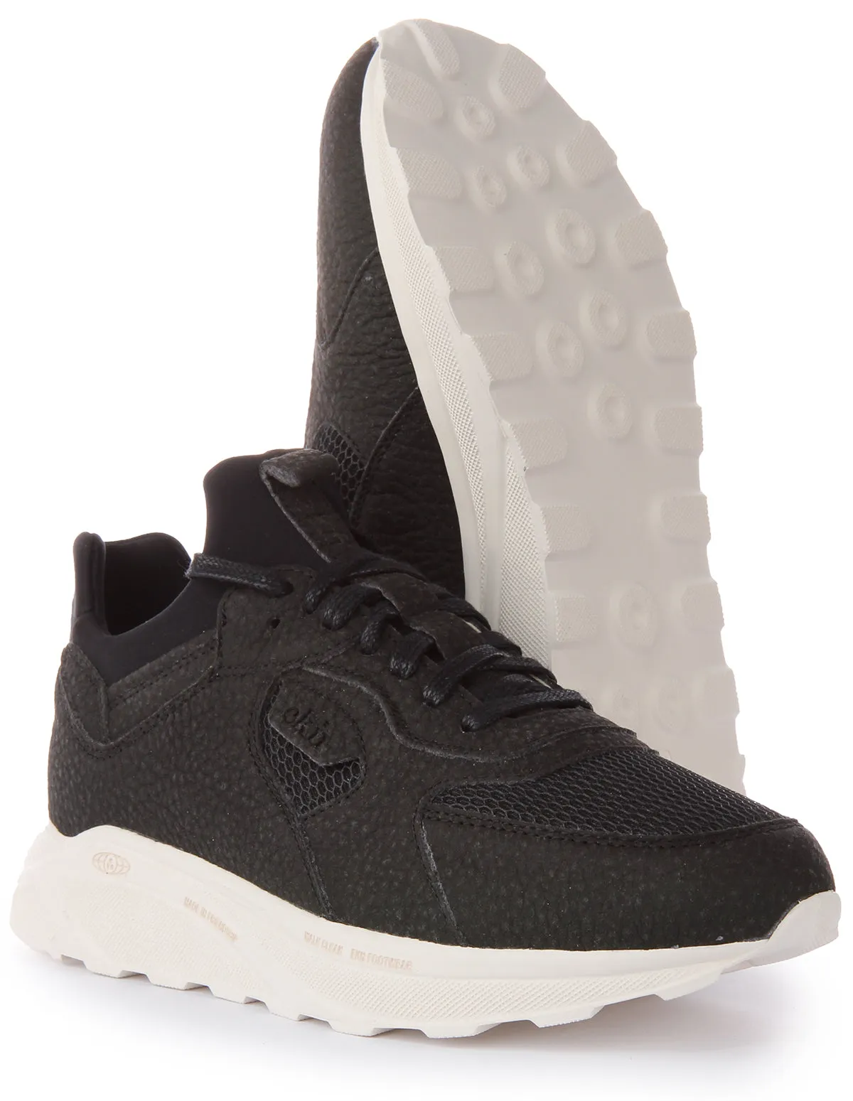 Ekn Larch Trainers In Black Step Boost