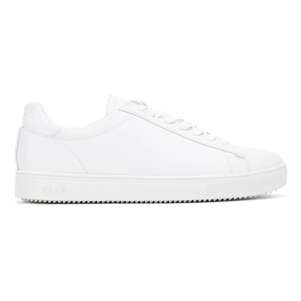 Elastic Motion Clae Bradley Essentials Leather Men's Triple White Trainers