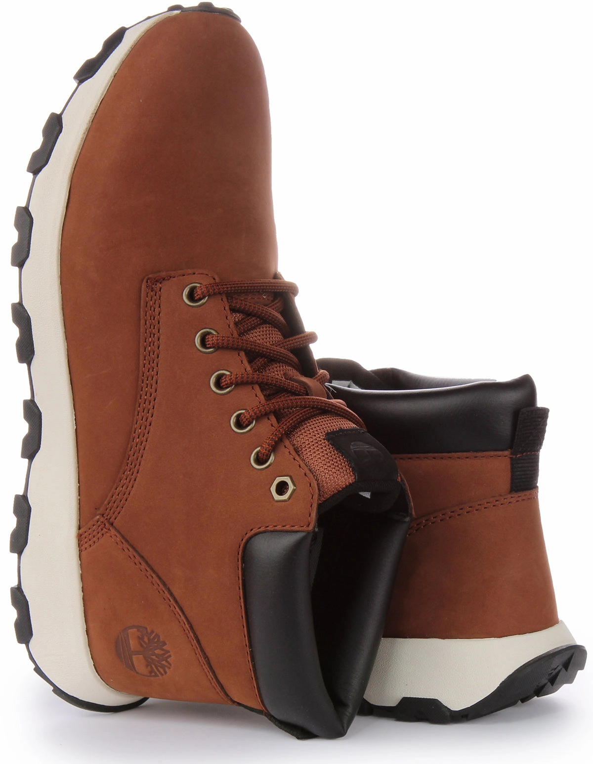 Elastic Lacing Timberland A6599 Winsor Park Mid Chukka In Brown