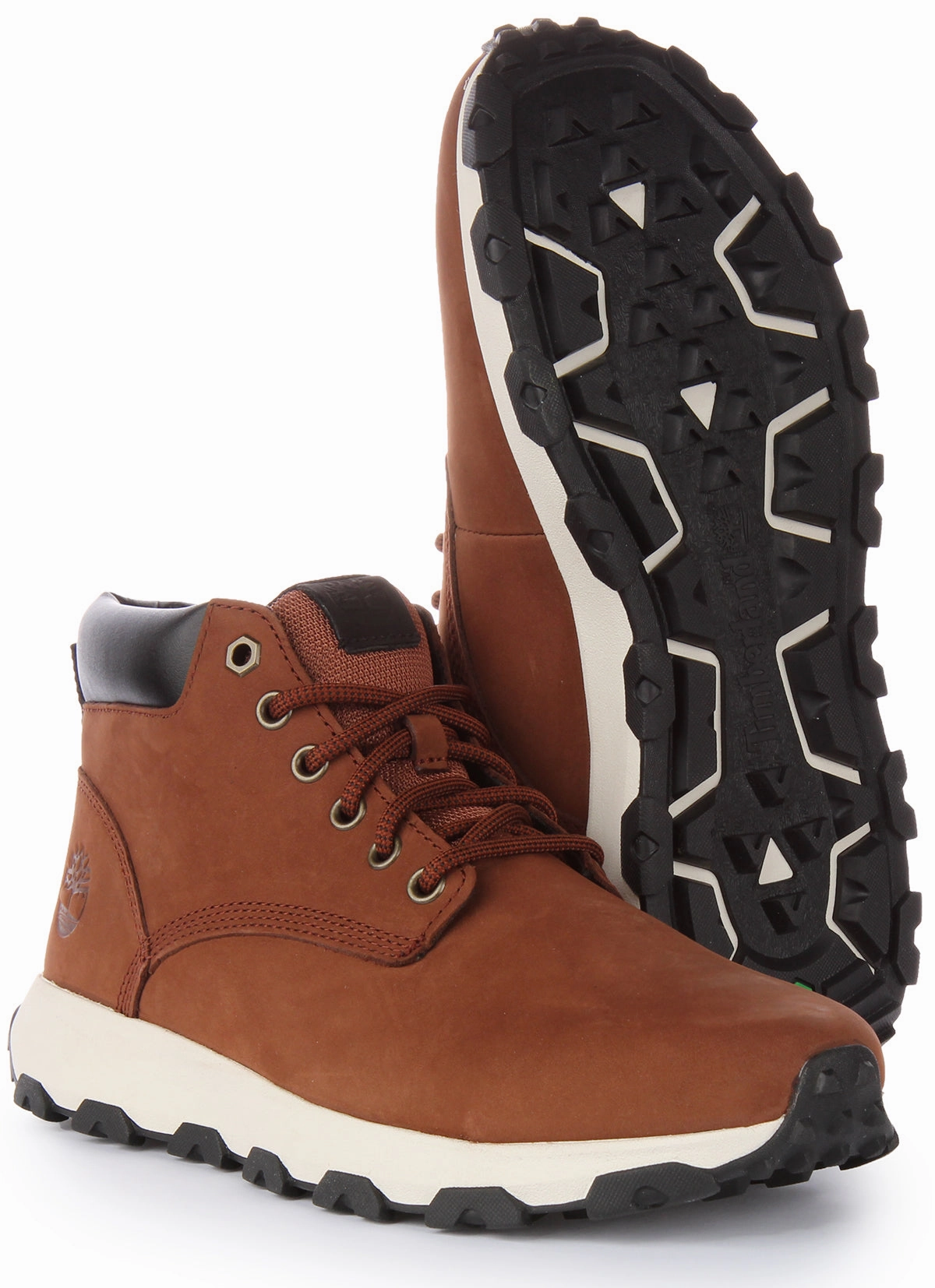 Elastic Lacing Timberland A6599 Winsor Park Mid Chukka In Brown