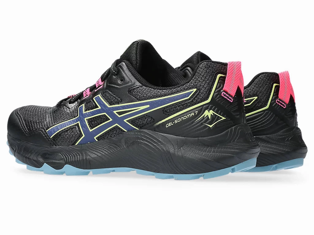 Elevated Asics Sonoma 7 (Black/Deep Ocean) Womens