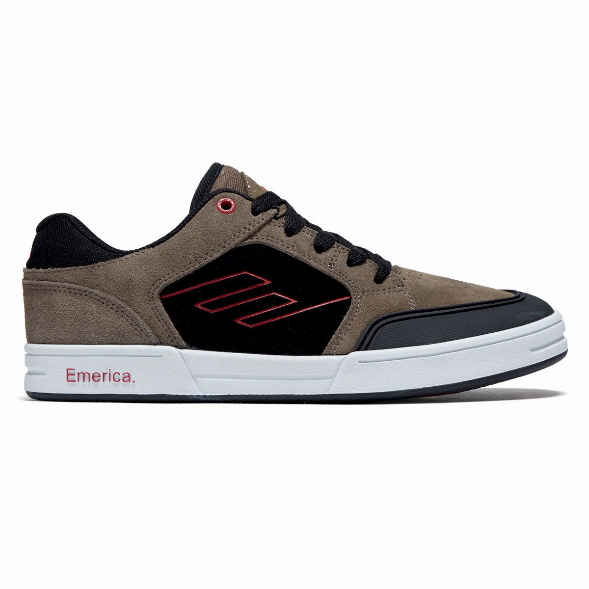 Padded collar Pro Fit Ride Emerica Heritic Shoes - Brown/Black