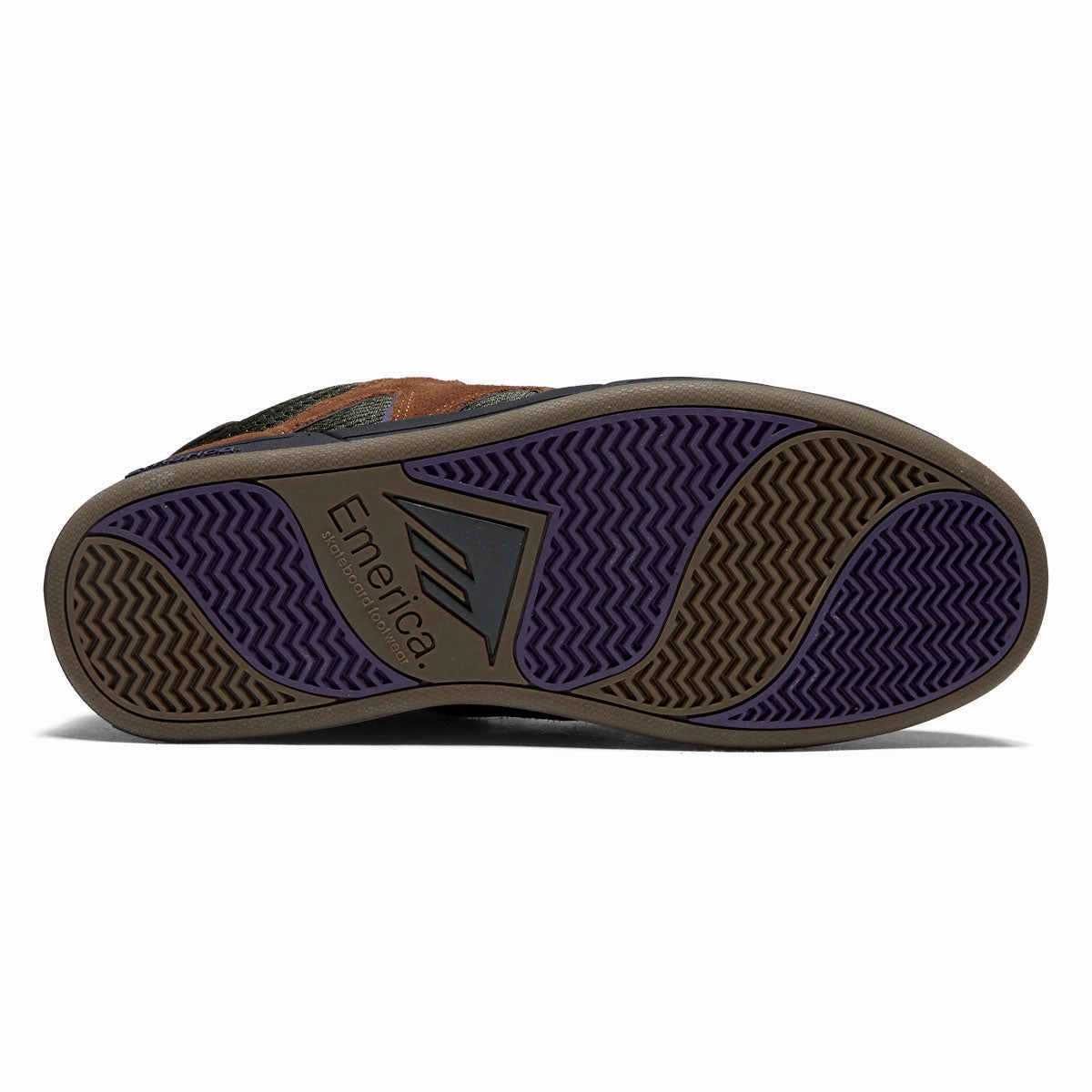 Emerica OG-1 Shoes - Brown/Green Impact Step Max