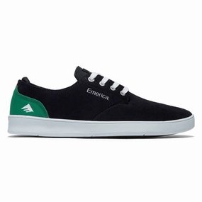 Emerica Romero Laced Shoes - Black/Green/White easy move Urban Control
