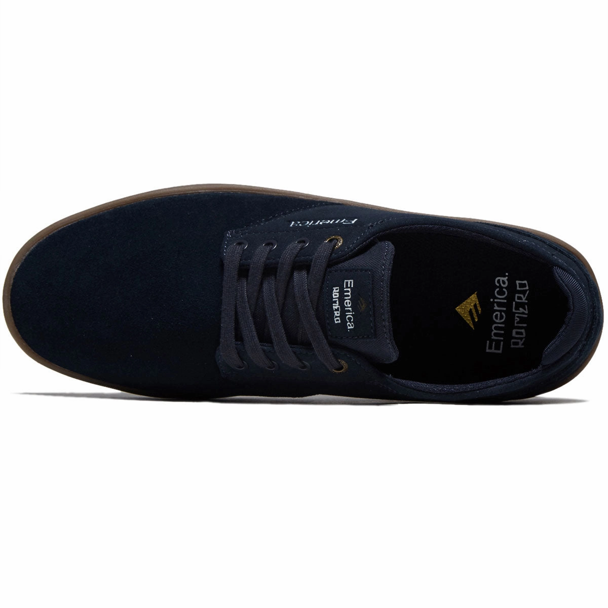 Emerica Romero Laced Shoes - Navy/Gum Supportive Lining
