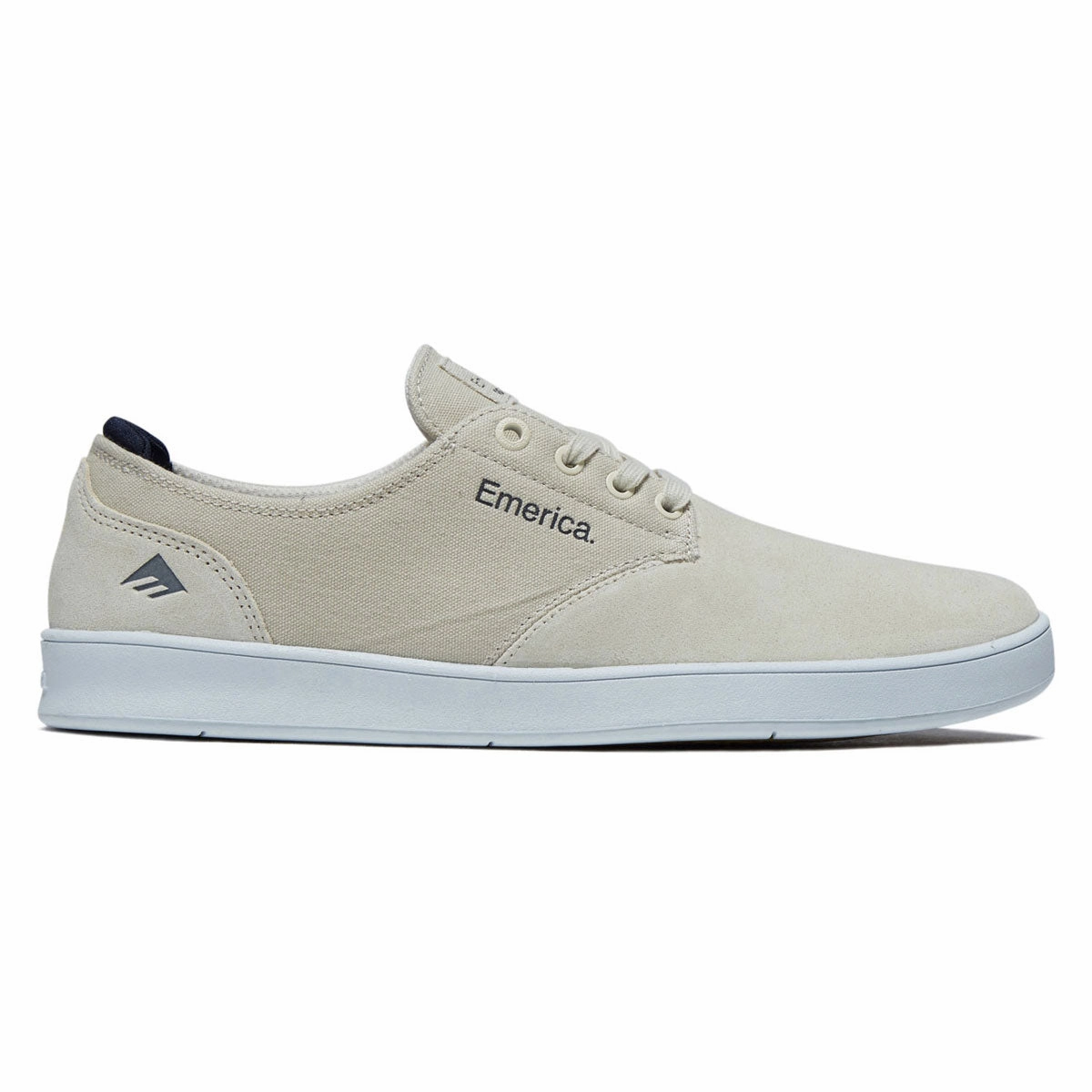 Skater Performance Fit Sport Casual Emerica Romero Laced Shoes - Tan/Navy