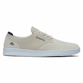 Skater Performance Fit Sport Casual Emerica Romero Laced Shoes - Tan/Navy