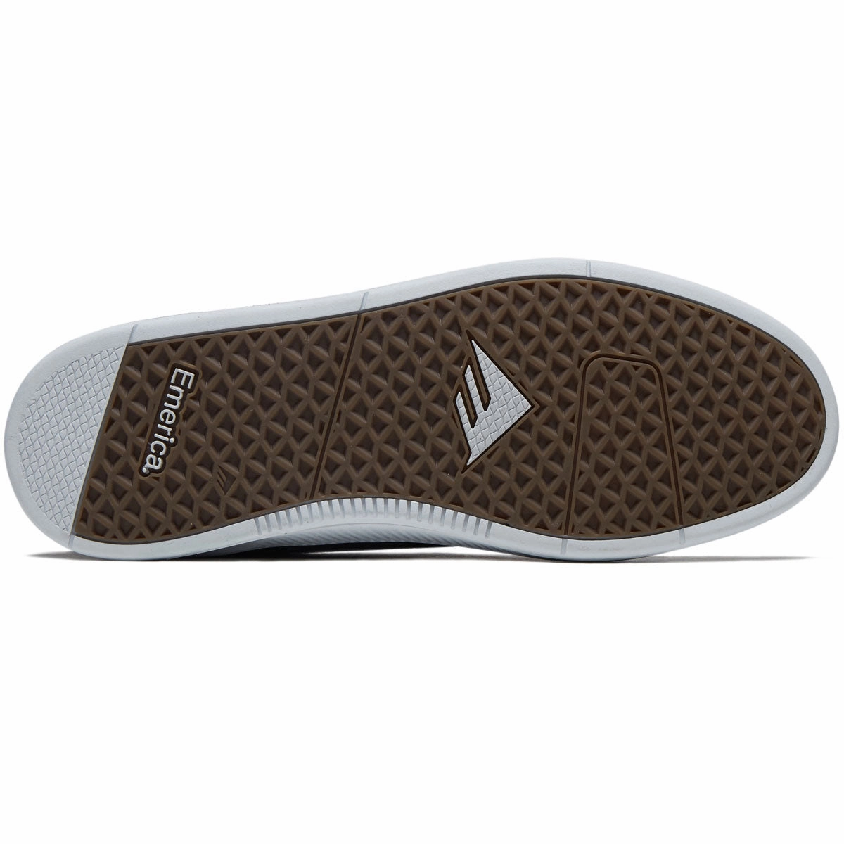 Emerica Romero Skater Shoes - Black/White/Gold Travel Fresh