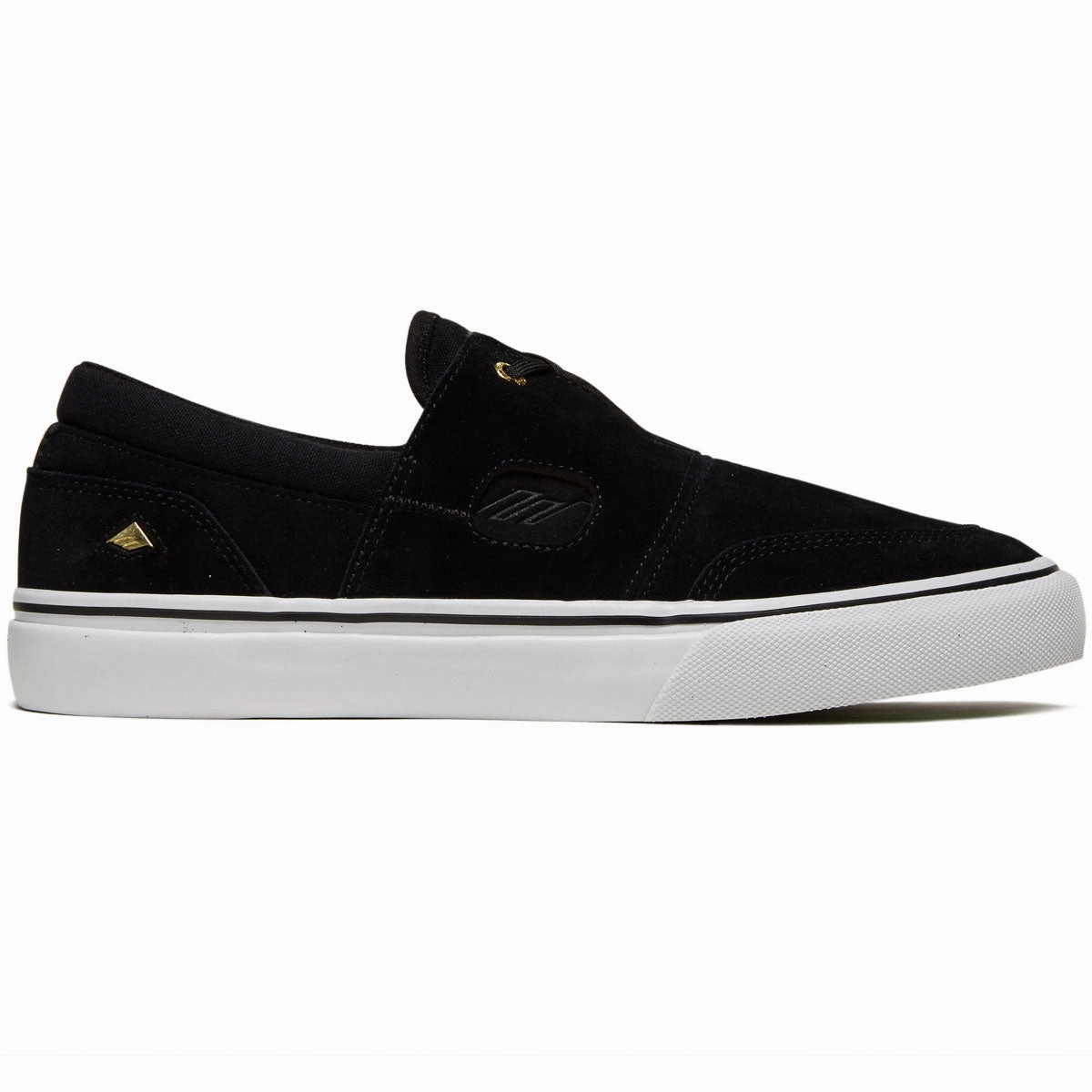 Emerica Servold Shoes - Black/White/Gold Ground Force Lightweight Design