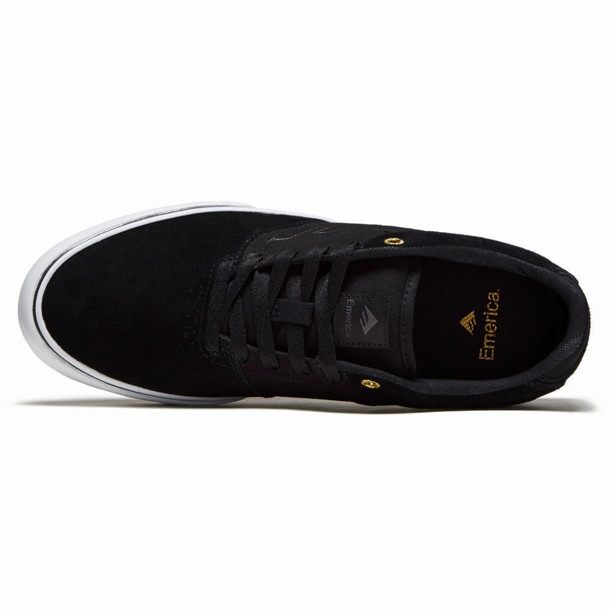 Emerica The Low Vulc Shoes - Black/Gold/White Fast Grip Max