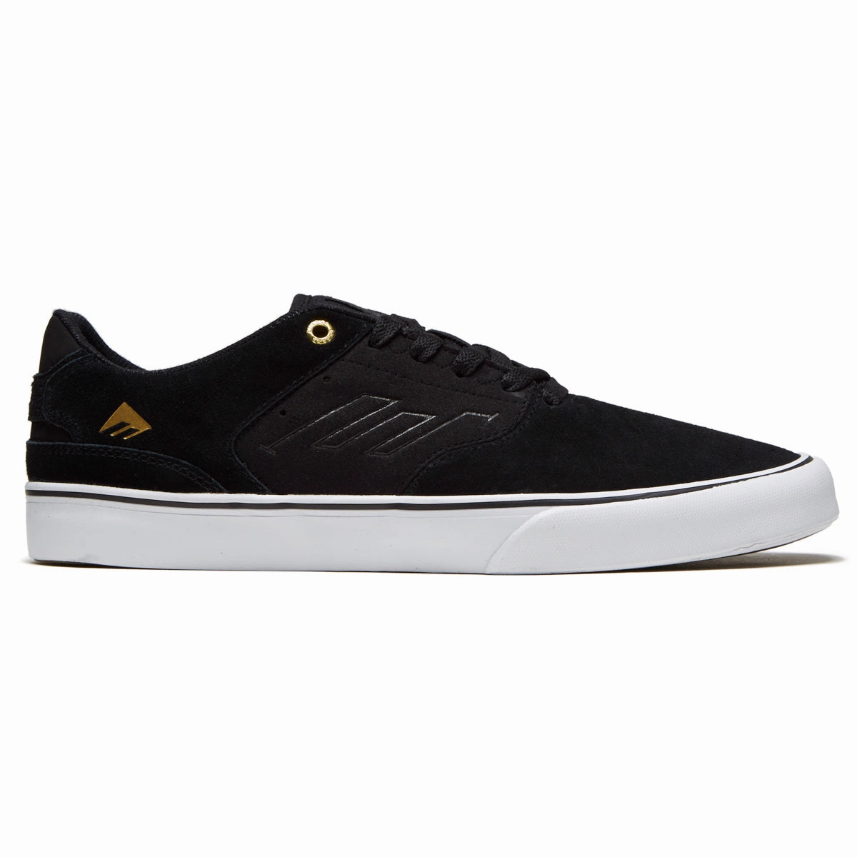 Emerica The Low Vulc Shoes - Black/Gold/White Training Focus