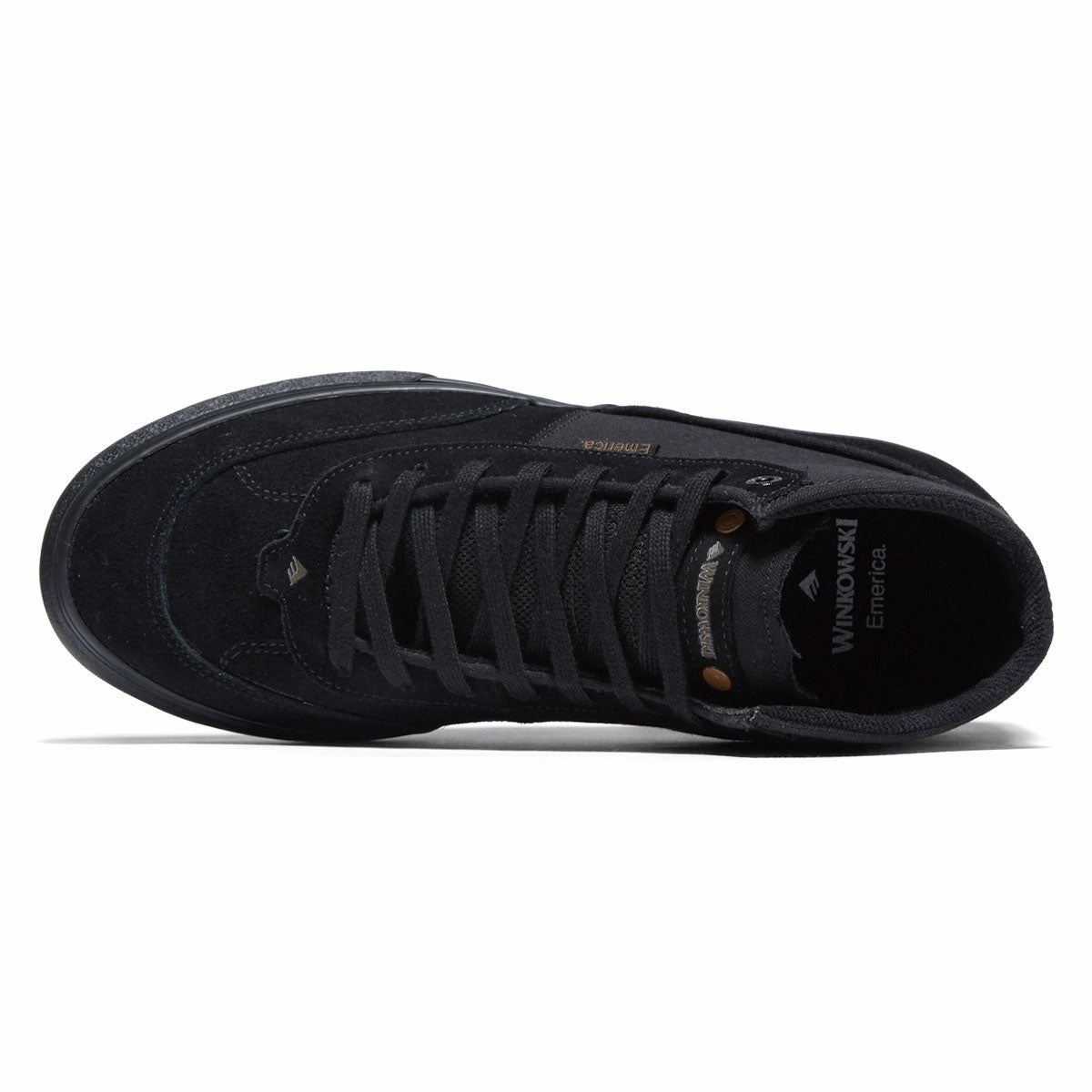 Emerica Winkowski Shoes - Black/Brown Extra Padding