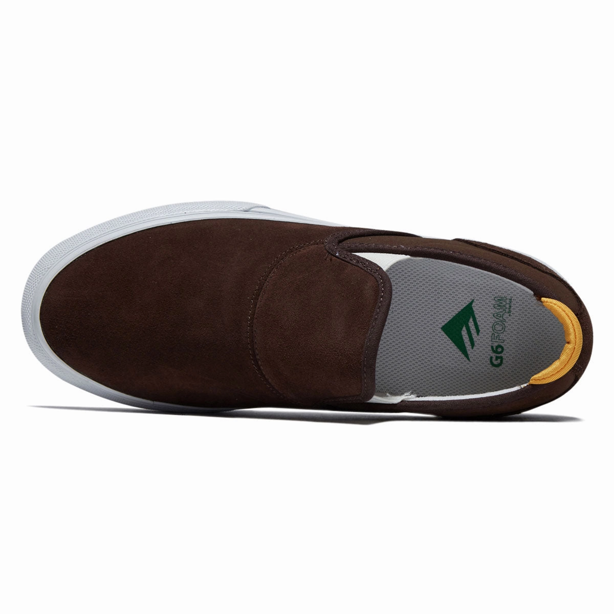 Emerica Wino G6 Slip-On Shoes - Brown/Tan Daily Cloud