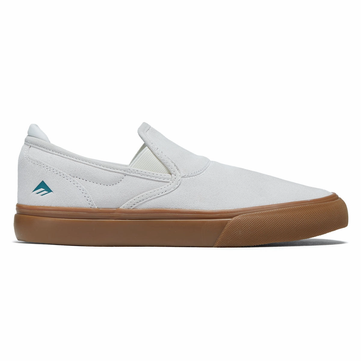 Pro Level Comfort Emerica Wino G6 Slip On Shoes - White/Tan