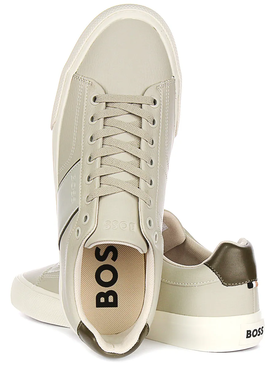 Endurance Fit Boss Aiden Tennis Grit In Beige For Men