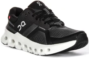 On Running Cloundrunner 2 In Black Grey For Women Daily Workout Materials are chosen for breathability and endurance