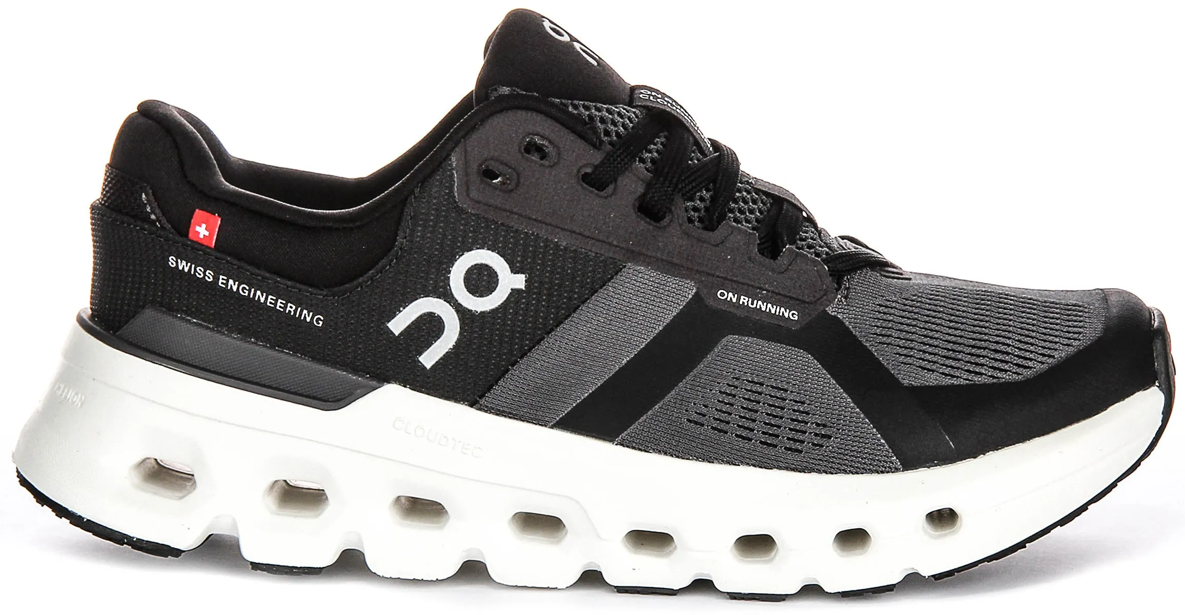 Endurance Fit On Running Cloundrunner 2 In Black Grey For Women