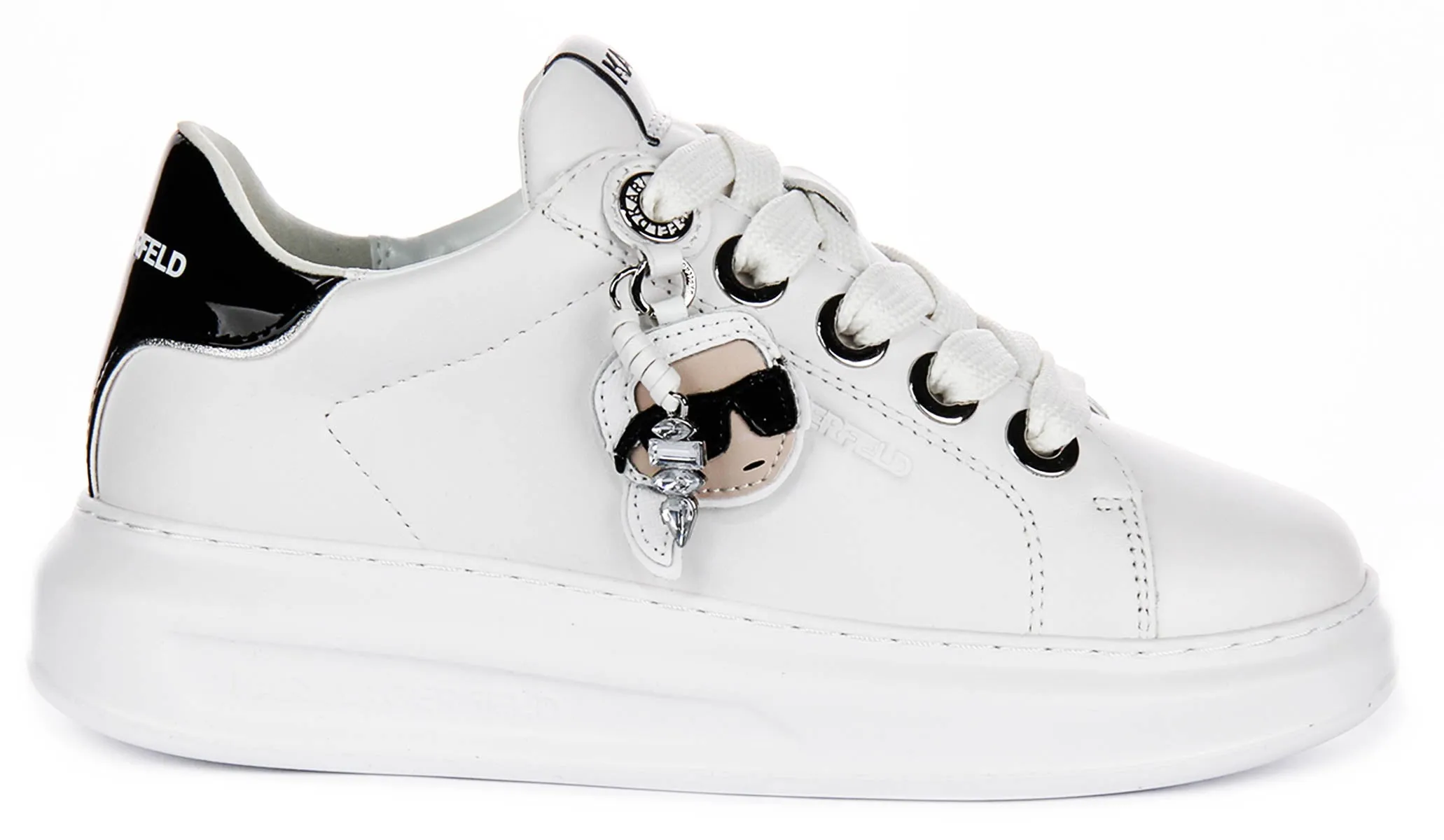 Endurance Zone Karl Lagerfeld Kapri Twin In White Black For Women