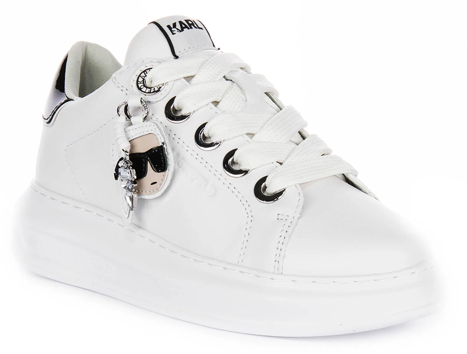 Karl Lagerfeld Kapri Twin In White Black For Women Flex Point