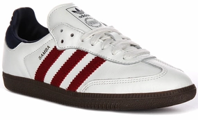 Adidas Samba OG In Red White custom - fit shoes Slip On Style