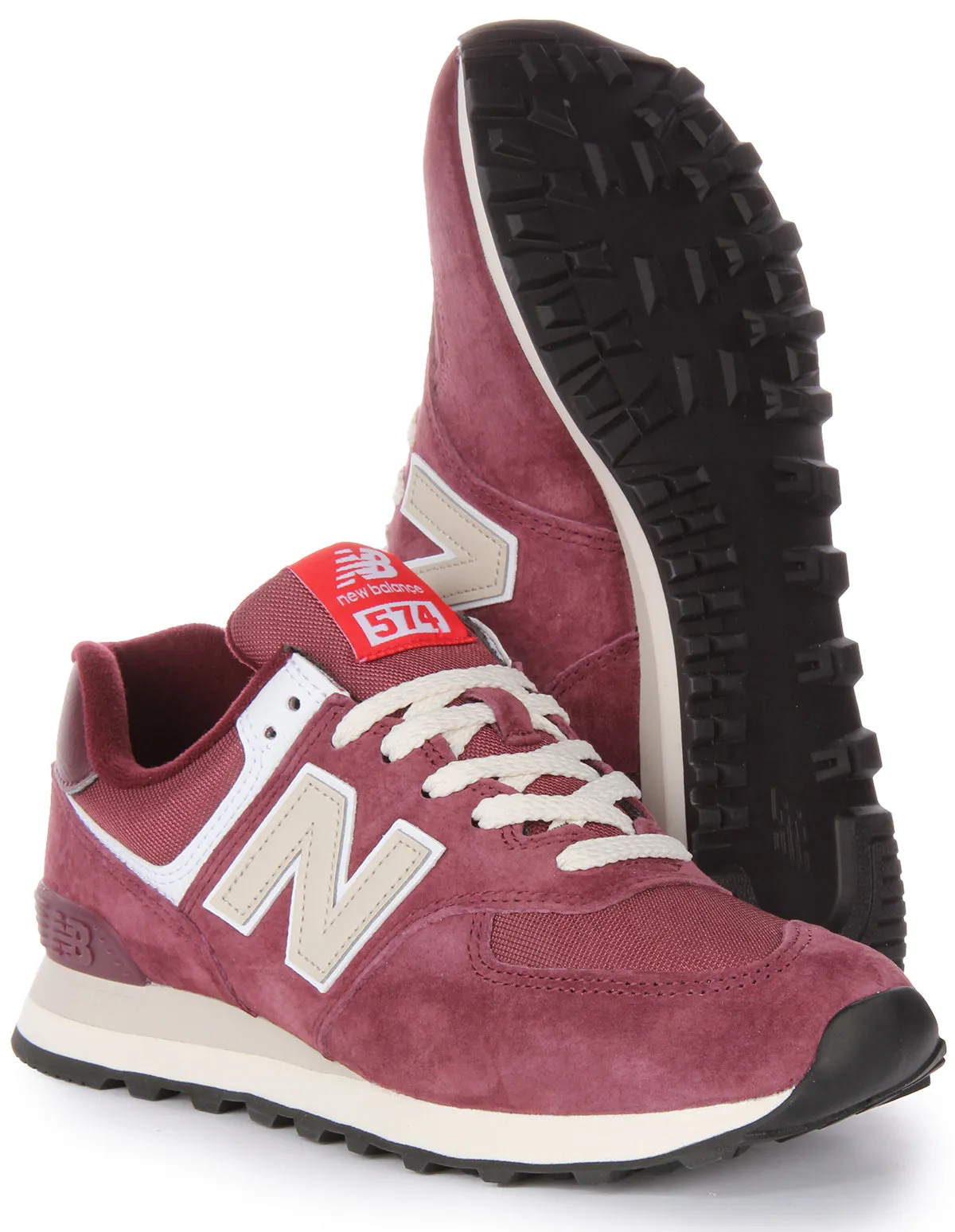 Energized feel New Balance U574 HMG In Burgundy