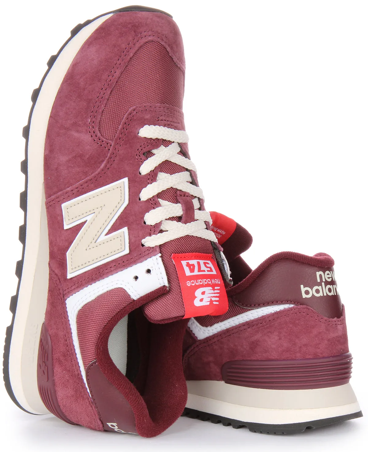Energized feel New Balance U574 HMG In Burgundy