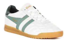 Gola Classics Stadium In White Green For Women Flex Fit Form Support