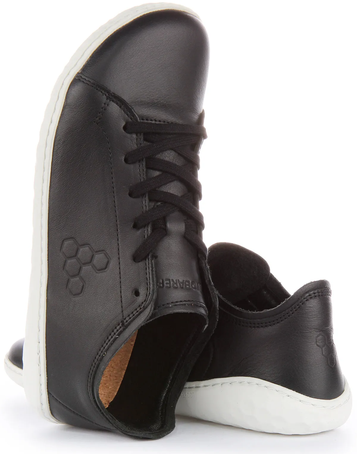Energy Foam Vivobarefoot Geo Court III In Black White For Men