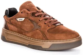 Boss Baltimore Tennis In Brown For Men Indoor Steps