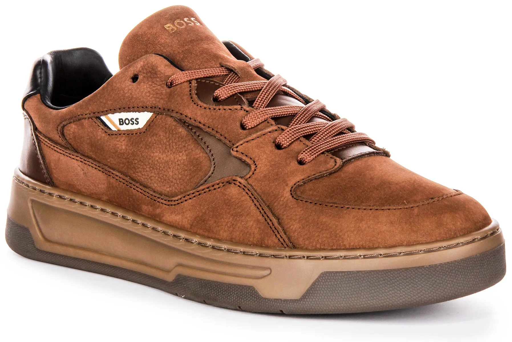Boss Baltimore Tennis In Brown For Men Indoor Steps