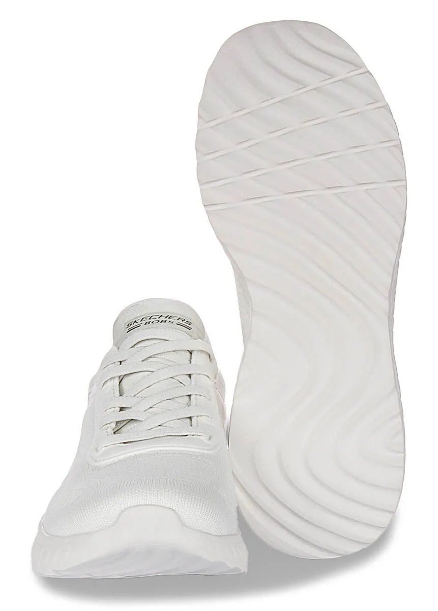 energy returning Skechers Bobs Sport Squad In Off White For Women