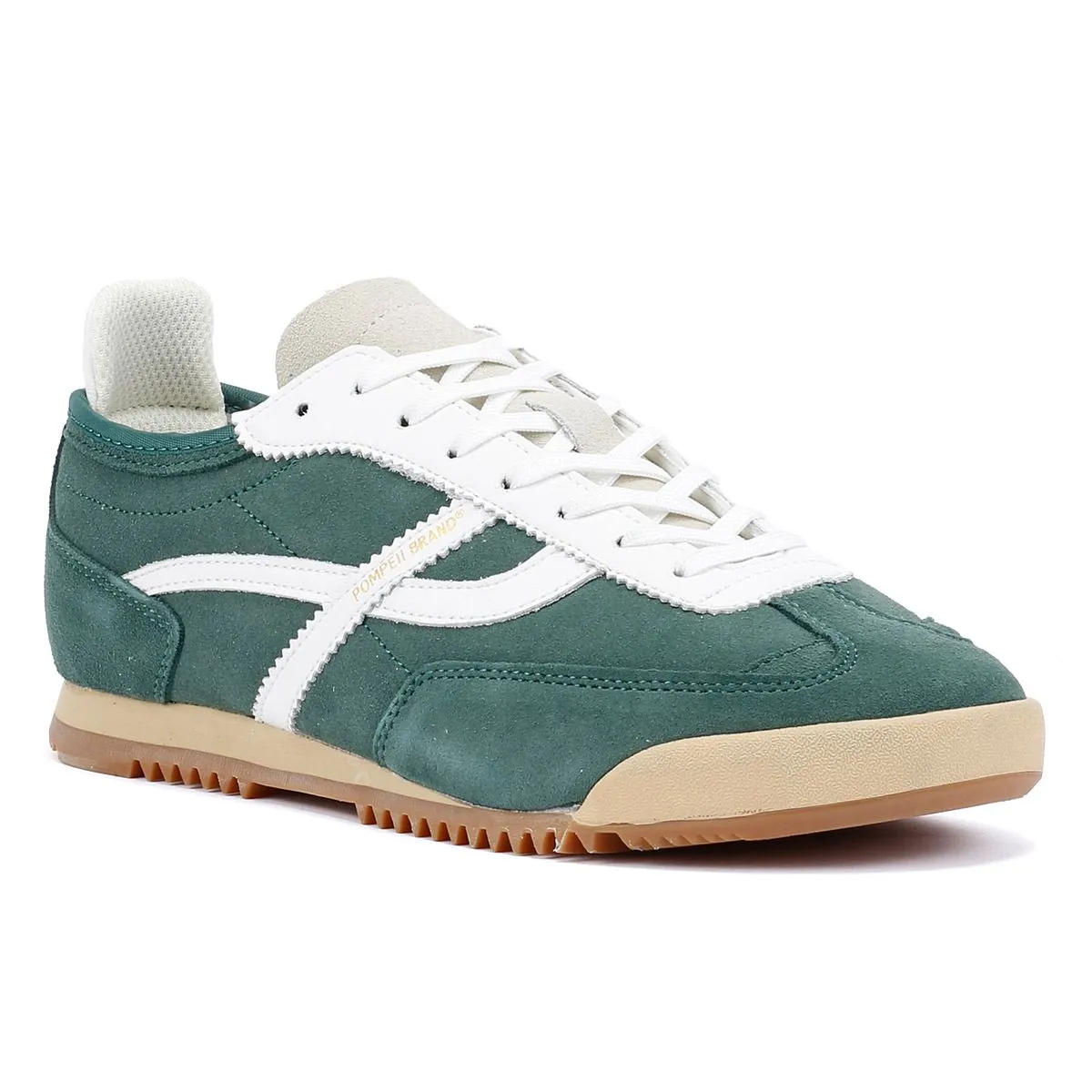 Energy Sole Pompeii Kite Suede Men's Jade Green Trainers