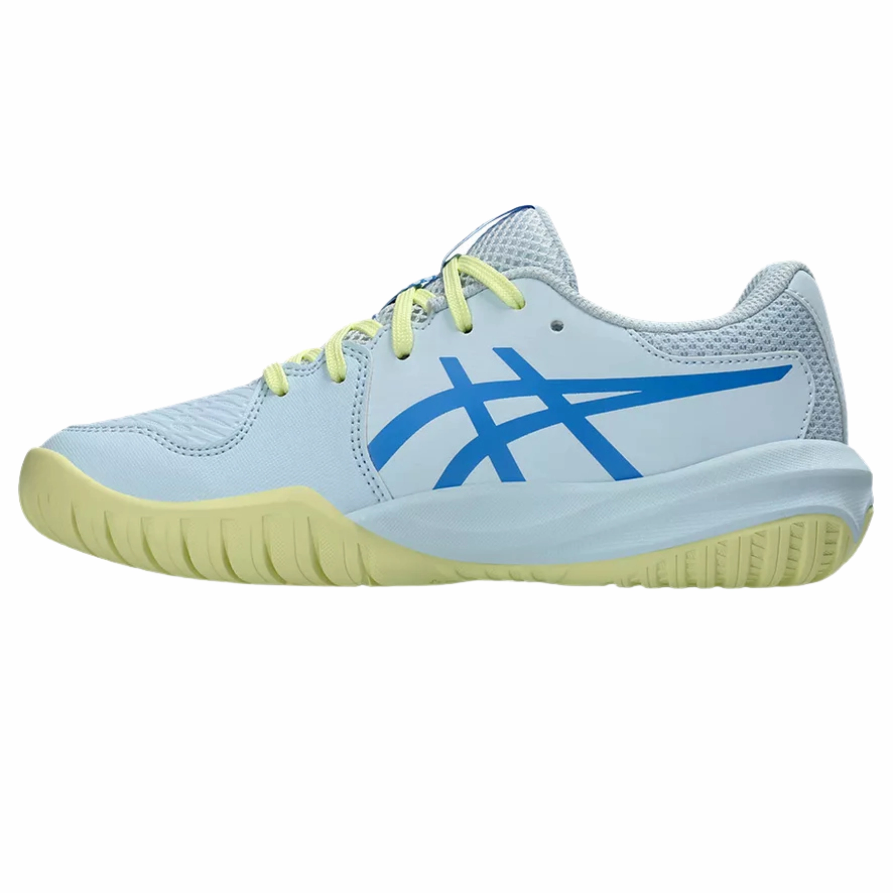 Energy Fit Asics Gel Resolution X GS Tennis Shoes - Light Blue / Blue Coast