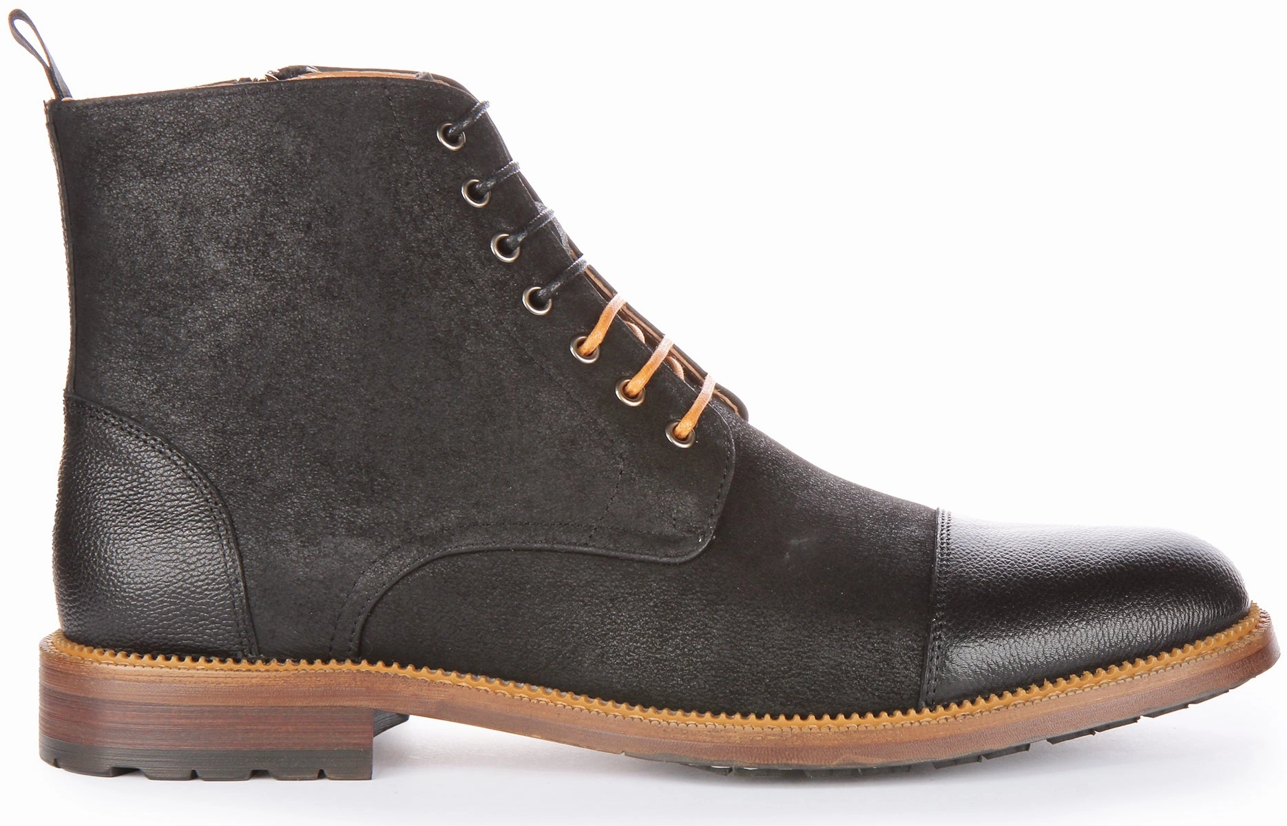 Energy return Justinreess England Gael Lace up Ankle Boots In Black