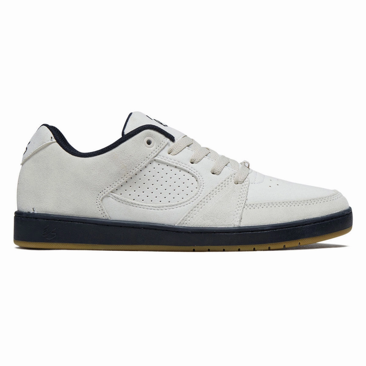 eS Accel Slim Shoes - White/Navy/Gum Outdoor Day Positive energy
