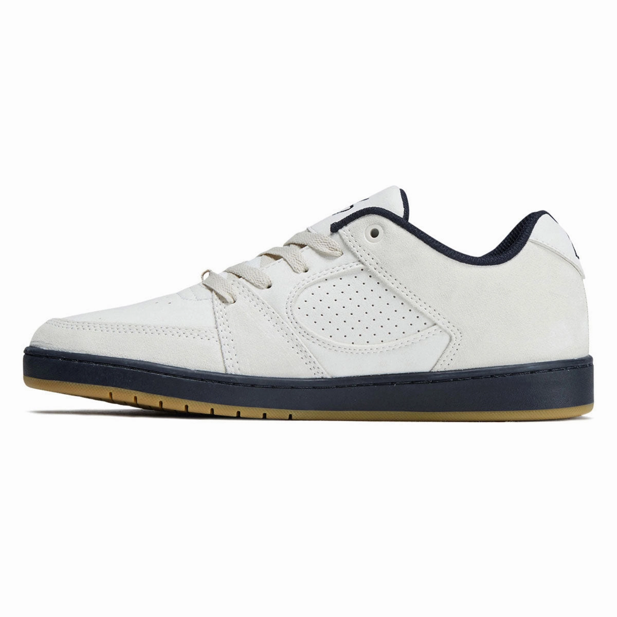 Enhanced grip eS Accel Slim Shoes - White/Navy/Gum