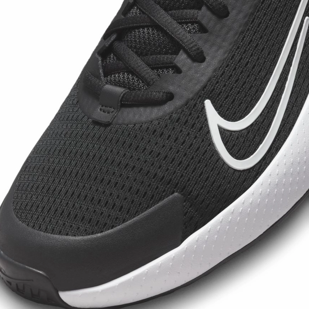 Enhanced running stability Nike Court Vapor Lite 2 Black/White Men's Hard Court Tennis Shoes