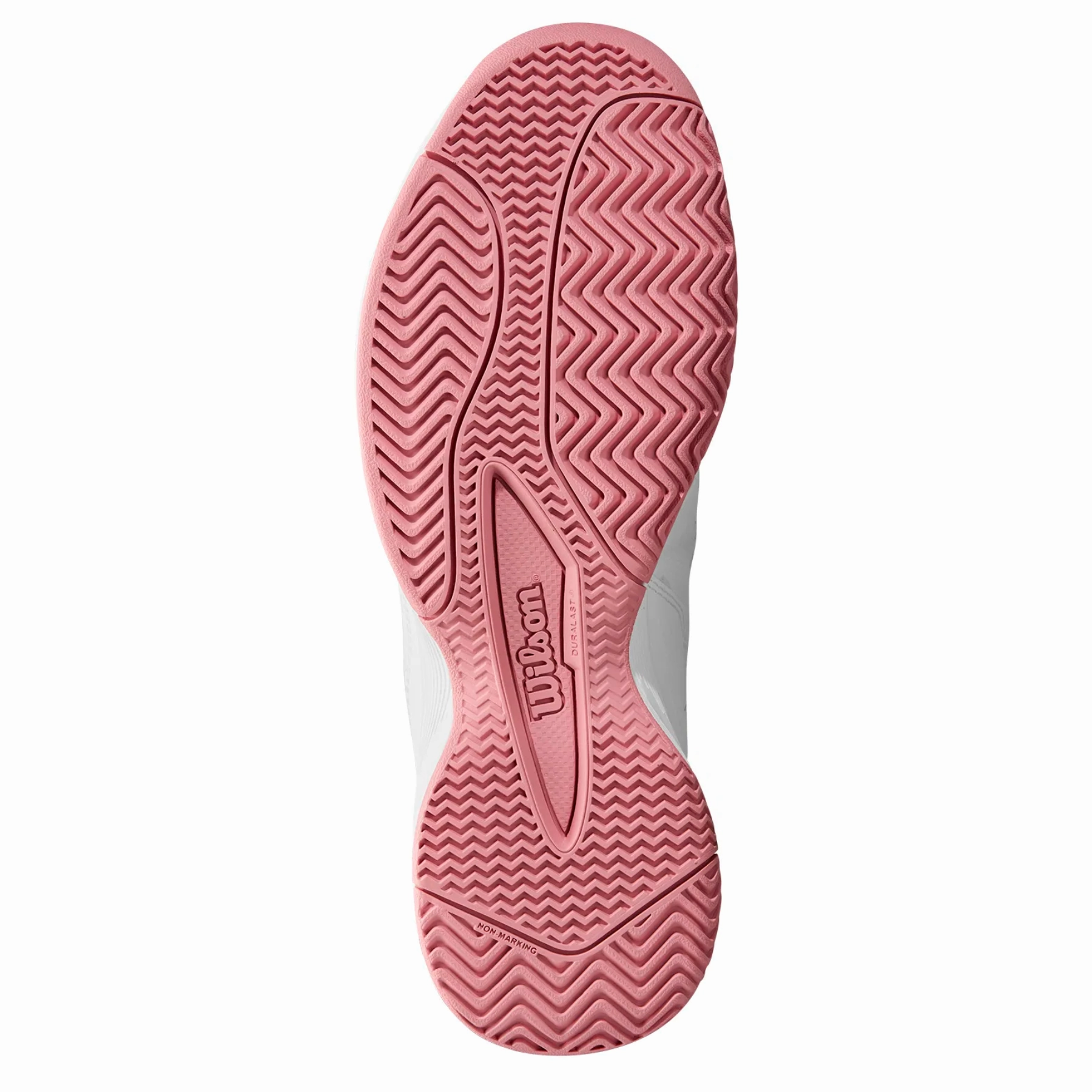 Enhanced Speed Ability Option Wilson Rush Pro Jr L Tennis Shoes - White / White / Mauve Pink