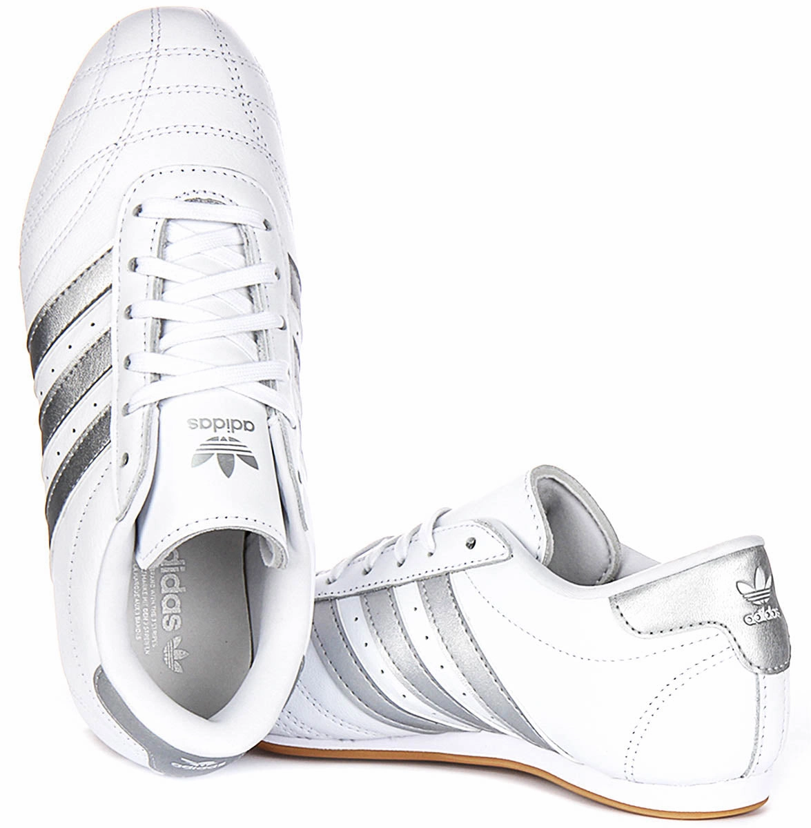 Enhanced Traction Performance Adidas Taekwondo In White Silver For Women
