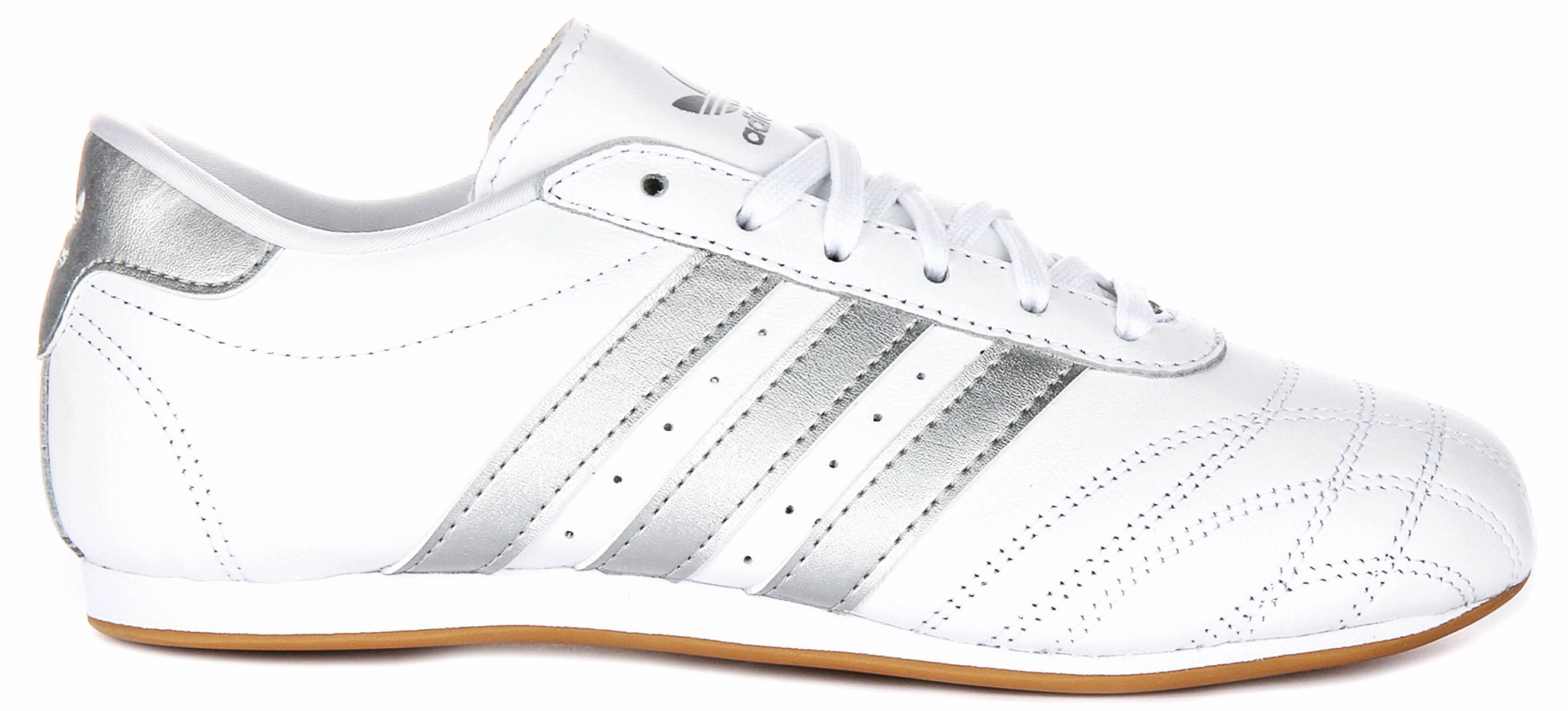 Enhanced Traction Performance Adidas Taekwondo In White Silver For Women